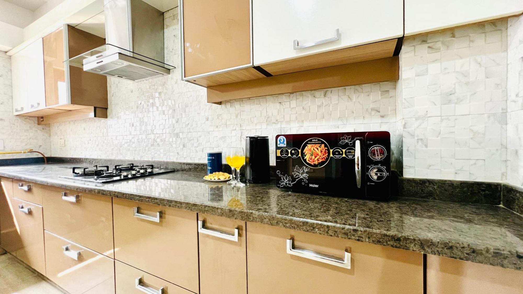 Olive Serviced Apartments - New Friends Colony Neu-Delhi Zimmer foto