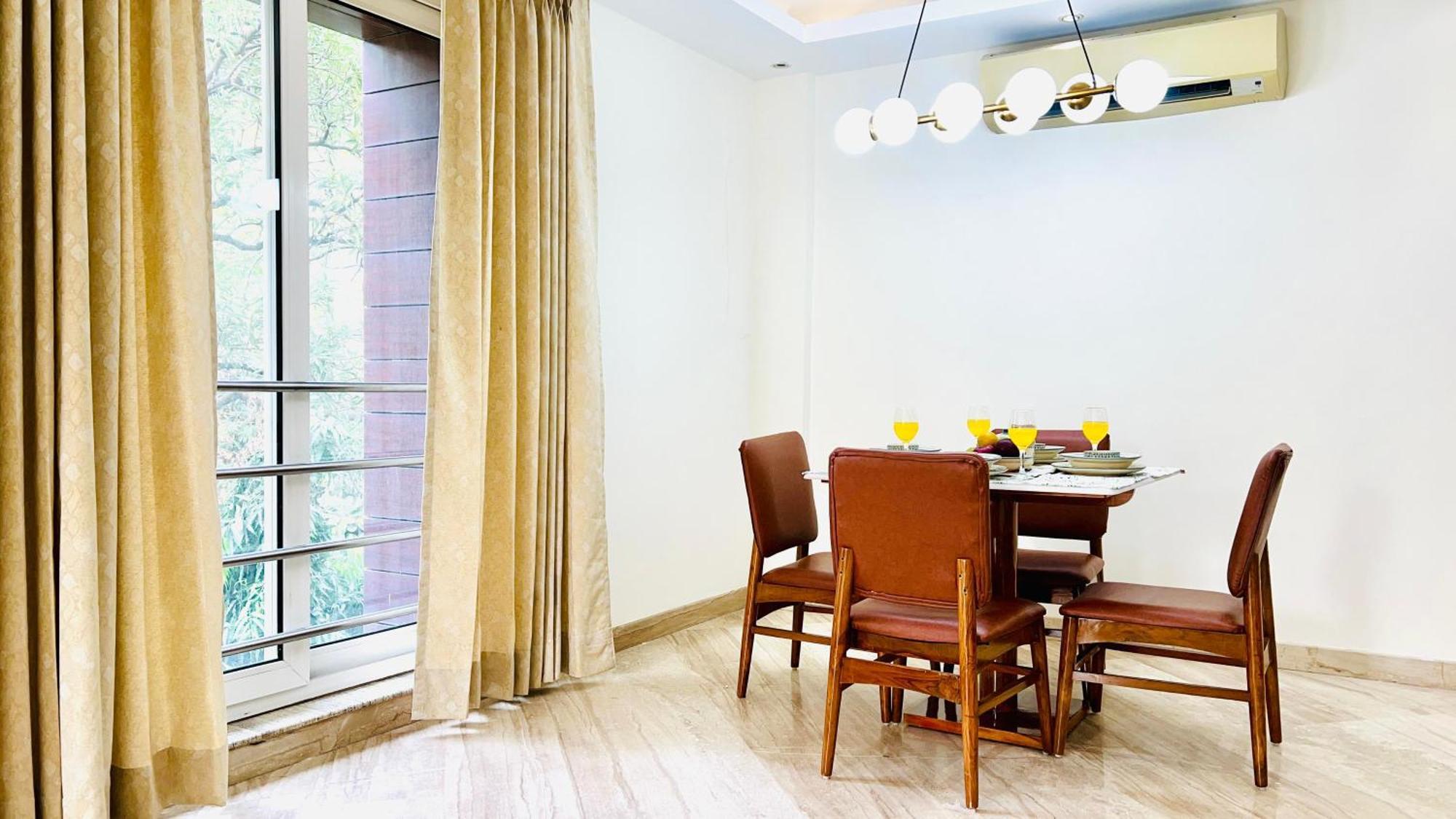 Olive Serviced Apartments - New Friends Colony Neu-Delhi Zimmer foto